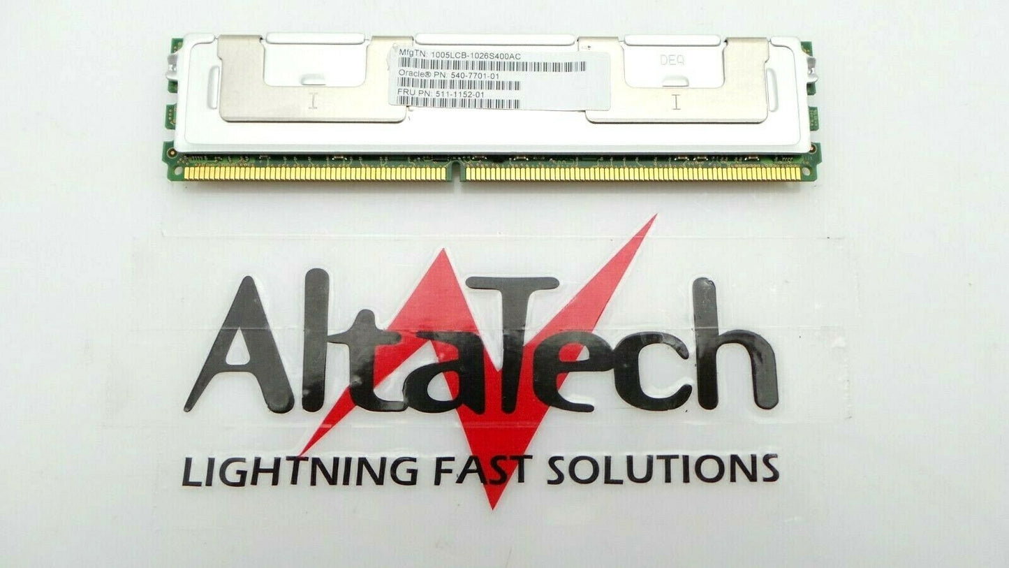 Sun Microsystems 511-1152 Samsung 4GB 2Rx4 PC2-5300G DDR2-667 Memory, Used