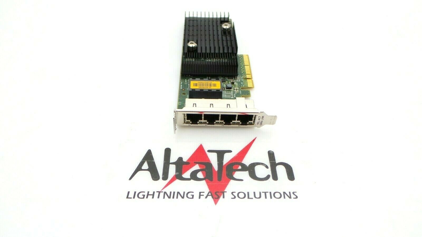 Sun Microsystems 7055021 Quad Port PCIe UTP Low Profile Gigabit Ethernet Adapter, Used