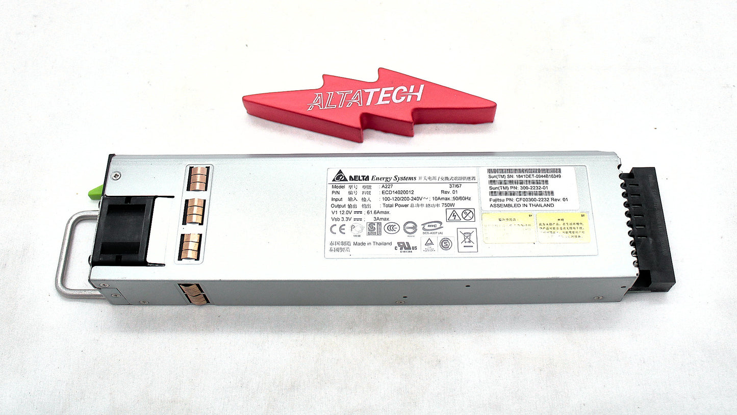 Sun Microsystems 300-2232 750W POWER SUPPLY T5220, Used