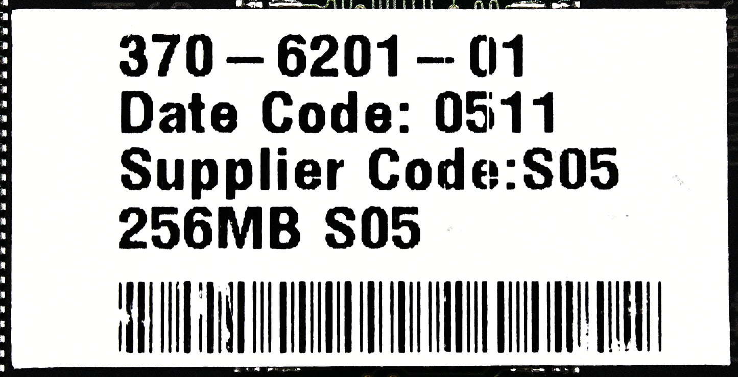 Sun Microsystems 370-6201 256MB DIMM, Used