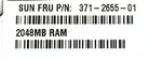 Sun Microsystems 371-2655-KIT 4GB MEMORY KIT (2 X 2GB DIMMS), Used