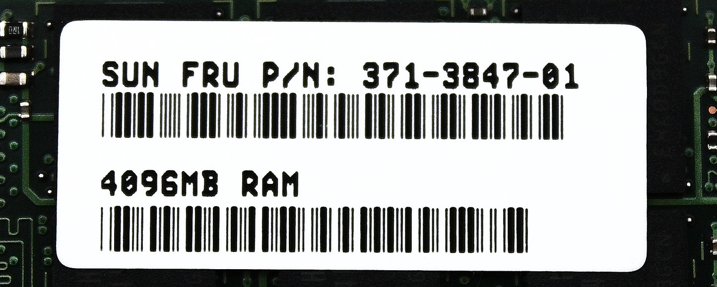Sun Microsystems 371-3847 4GB ECC DDR2-667 DIMM, Used