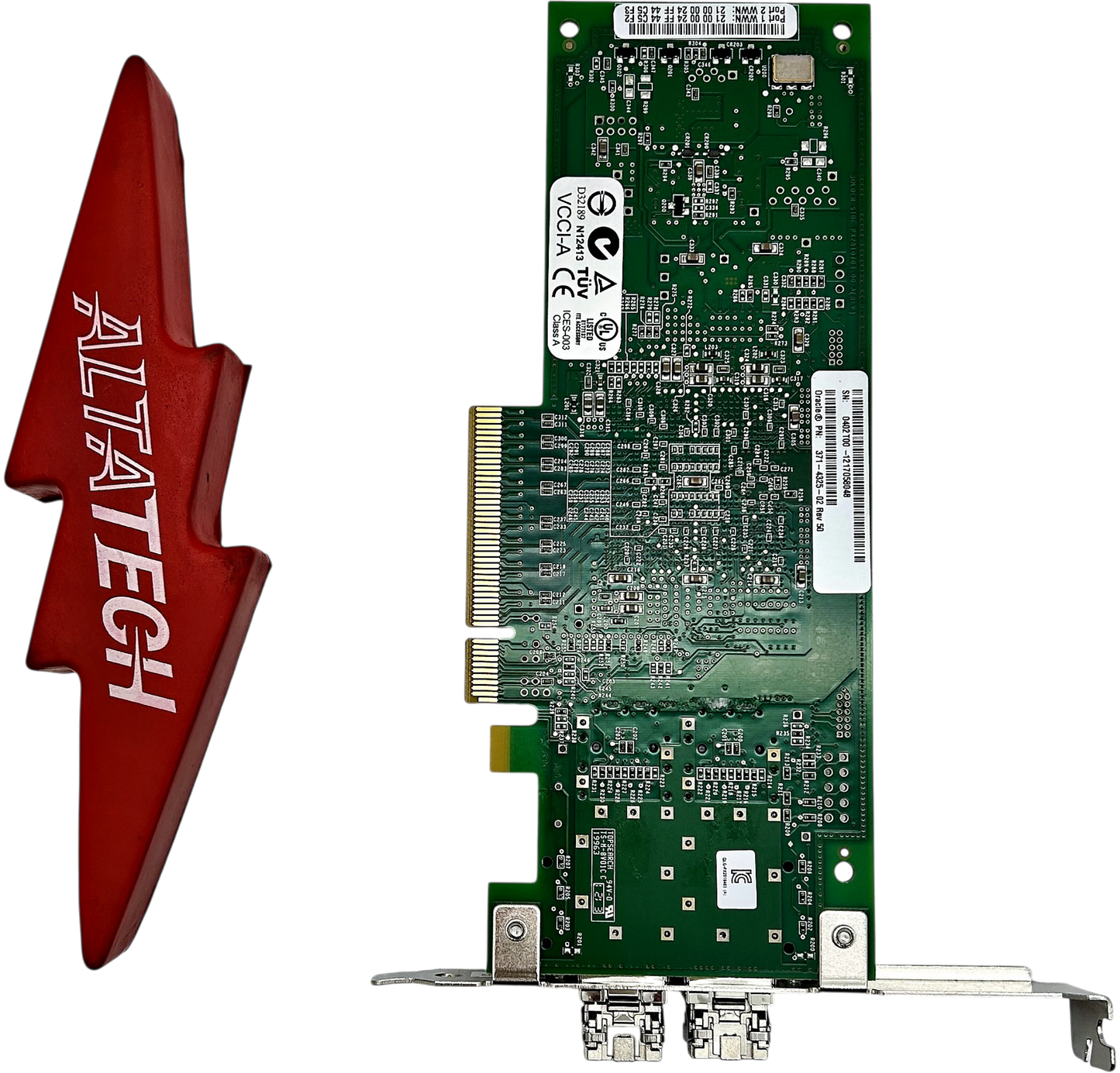 Sun Microsystems 371-4325_FH QLogic QLE2562 Dual-Port 8GB Host Bus Adapter, Used