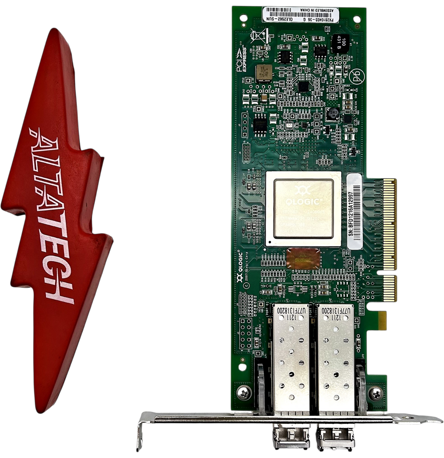 Sun Microsystems 371-4325_FH QLogic QLE2562 Dual-Port 8GB Host Bus Adapter, Used