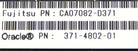Sun Microsystems 371-4802 4GB PC2-5300P DDR2-667 2RX4 ECC, Used