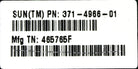 Sun Microsystems 371-4966 8GB PC3L-10600R DDR3-1333 2RX4 ECC, Used