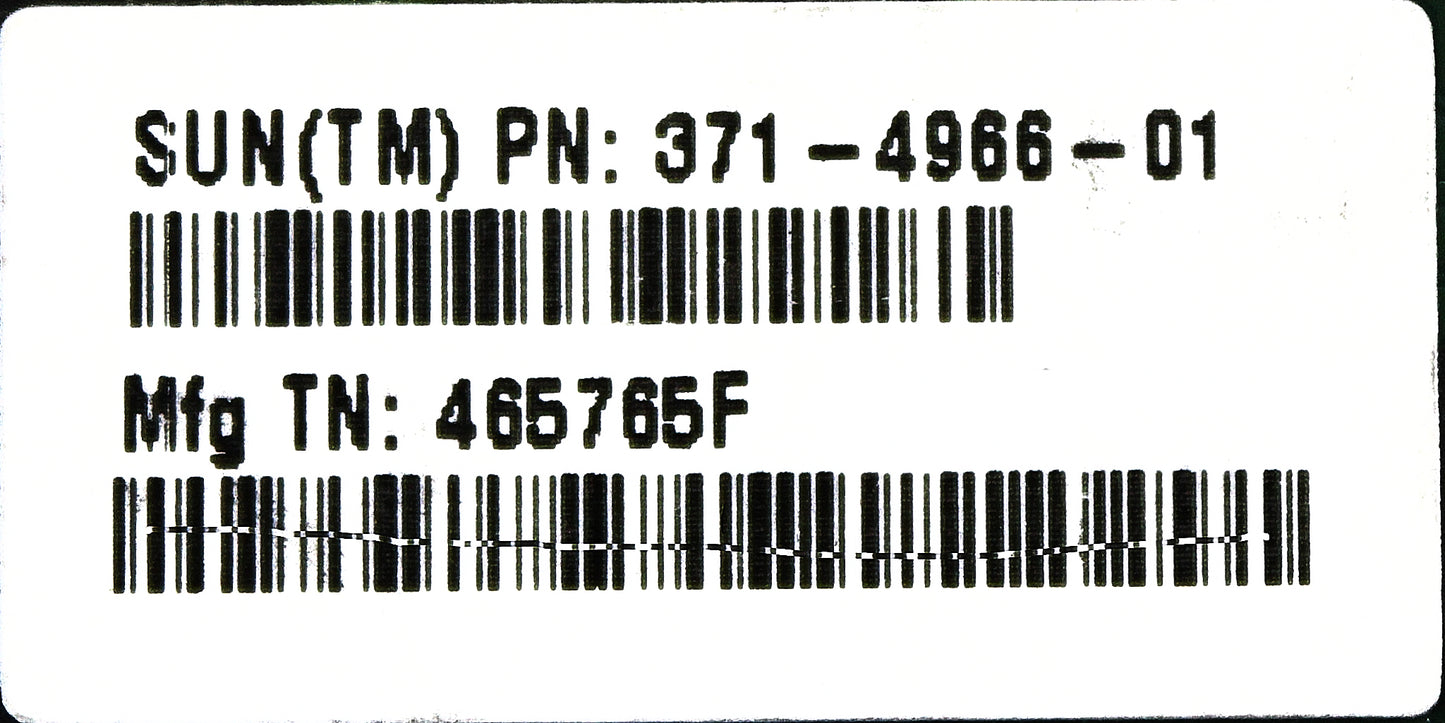 Sun Microsystems 371-4966 8GB PC3L-10600R DDR3-1333 2RX4 ECC, Used