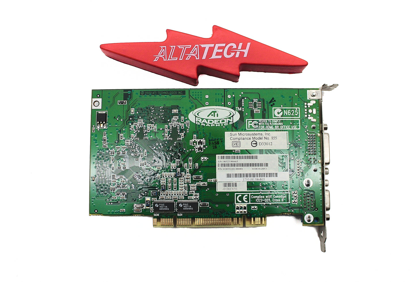 Sun Microsystems 375-3181 XVR-100 64MB GRAPHICS, Used