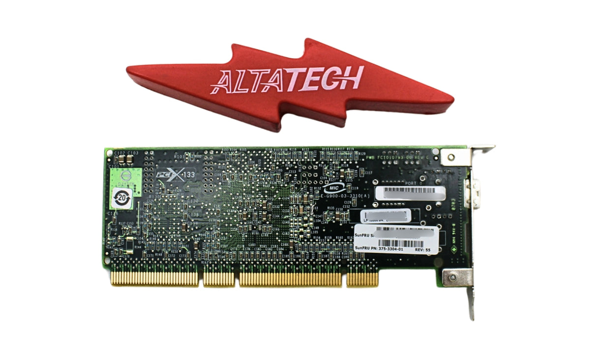 Sun Microsystems 375-3304 Emulex 2GB PCI-X Single Port FC Host Bus Adapter, Used
