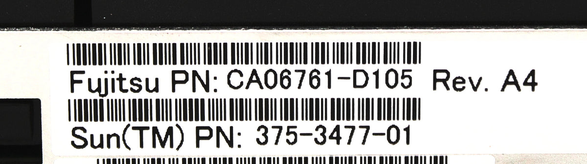 Sun Microsystems 375-3477 (SELX1A1Z) 2 X 2.1GHZ CPU, Used