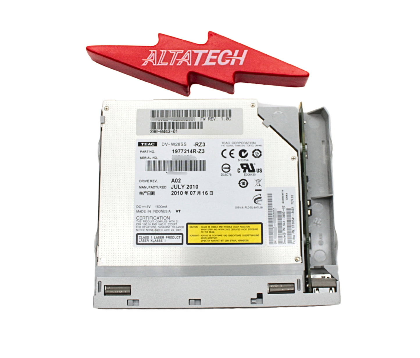 Sun Microsystems 390-0443 8X SATA DVD-WRITER/24X CD-WRITER, Used