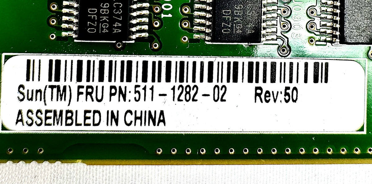 Sun Microsystems 511-1282 4-SLOT SATA DISK BACKPLANE, Used