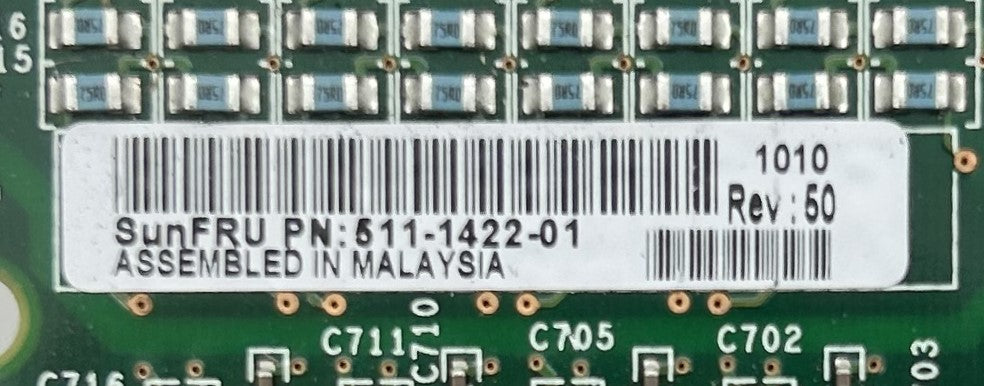 Sun Microsystems 511-1422_LP PCI-E QUAD GIGABIT ETHERNET, Used