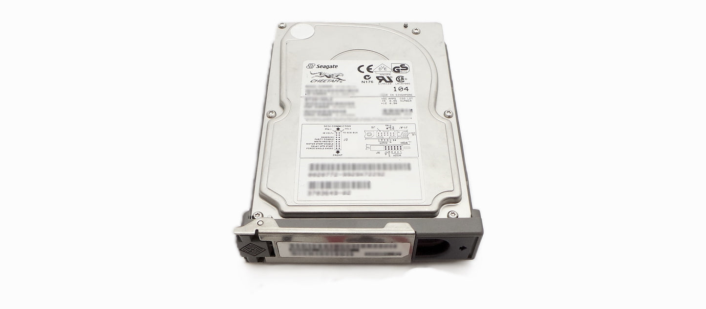 Sun Microsystems 540-3966 9GB LP 3.5 Inch 10K With SPUD Mounting Bracket, Used