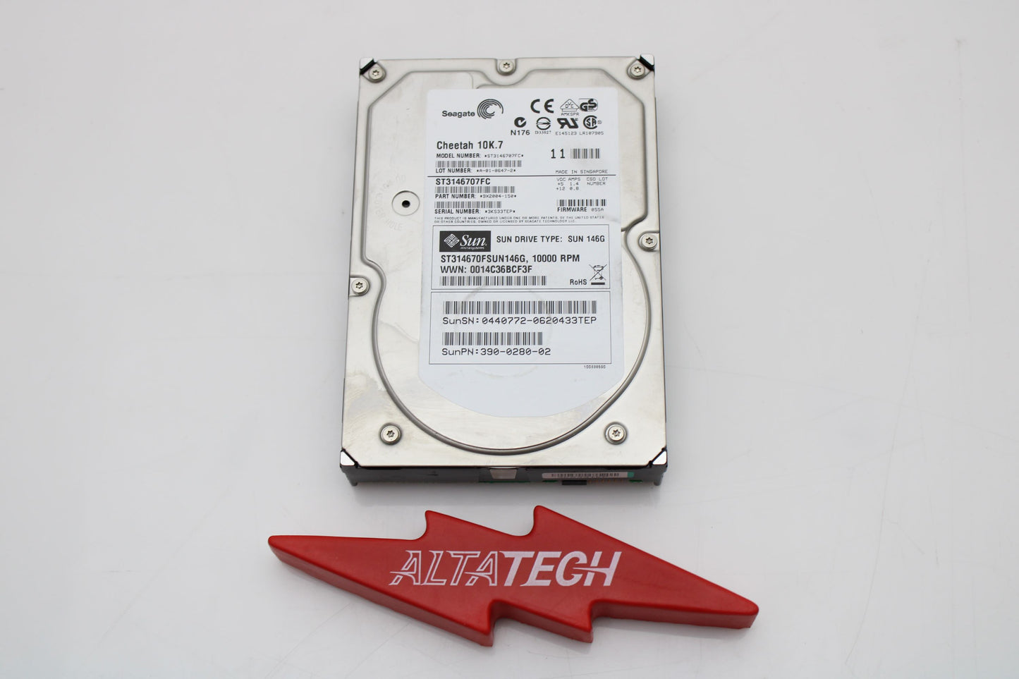 Sun Microsystems 540-5459 146GB 10K FC-AL HDD, Used