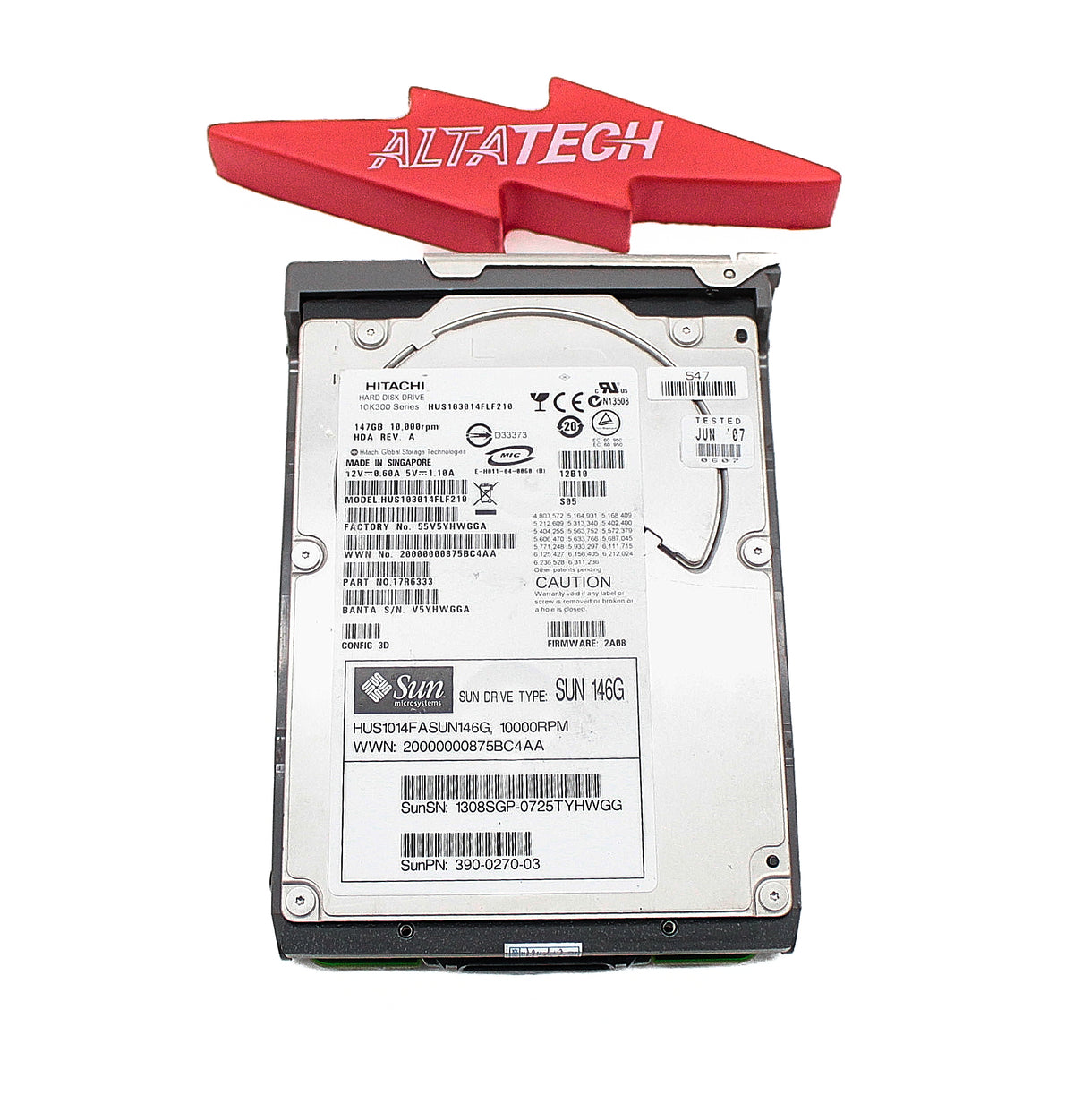 Sun Microsystems 540-6605 146GB 10K FC-ALL HDD, Used