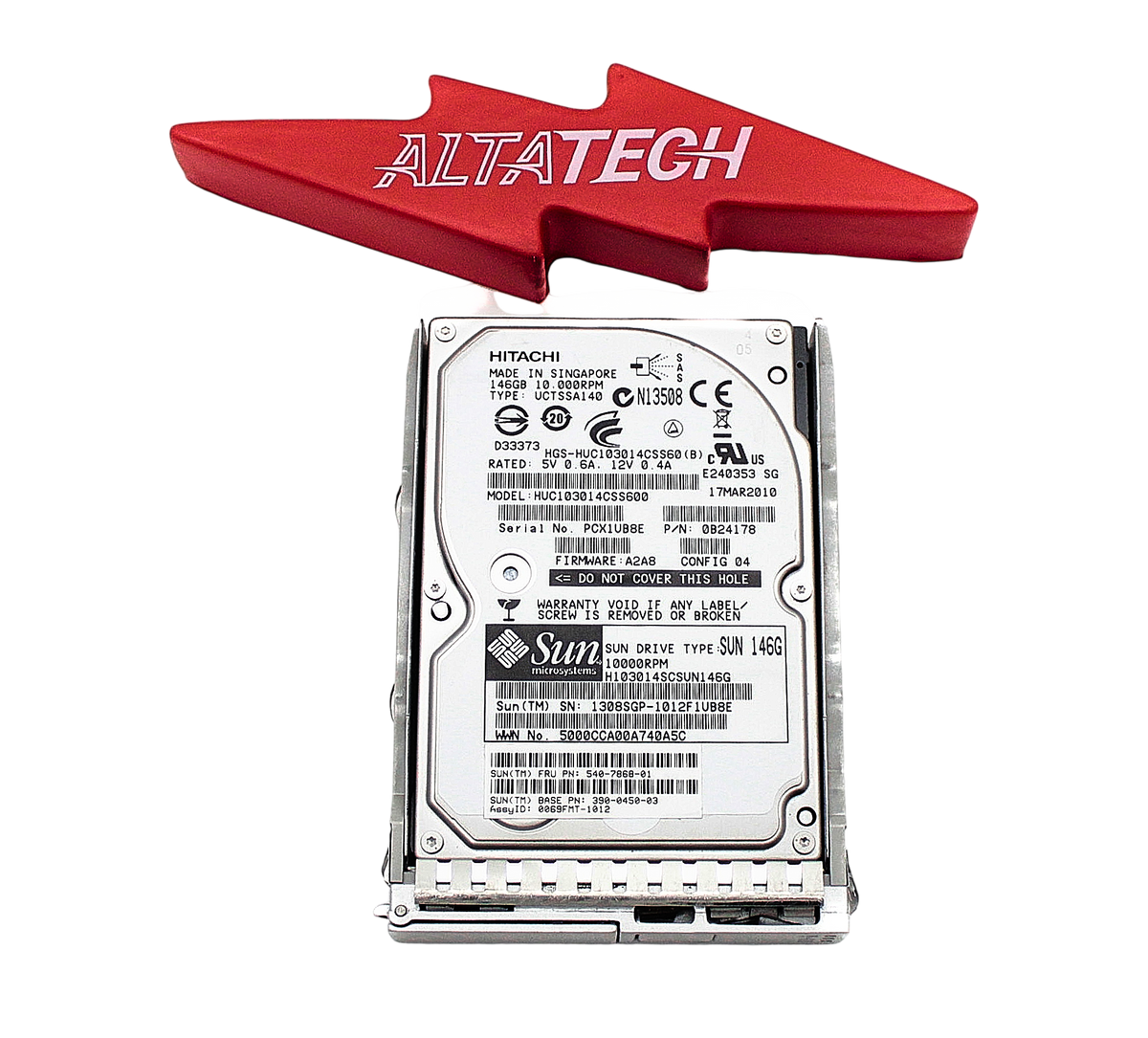 Sun Microsystems 540-7868 146GB SAS 10K 2.5" NEMO HDD, Used