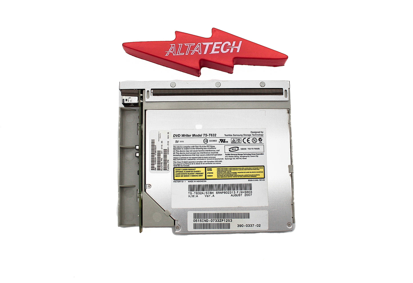 Sun Microsystems 541-2110 8X PATA DVD-WR/USB ASMBLY, Used