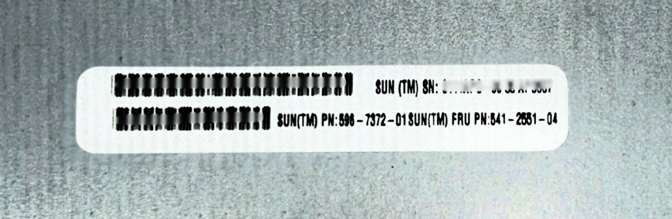 Sun Microsystems 541-2551 12-SLOT FBDIMM MEMORY MOD, Used