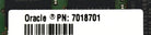Sun Microsystems 7018701 16GB PC3L-12800R DDR3-1600 2RX4 ECC, Used