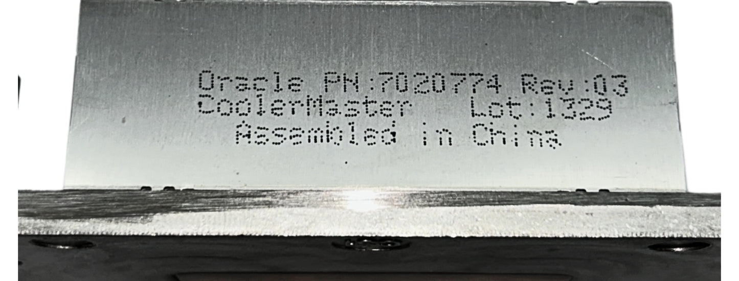 Sun Microsystems 7020774 CPU HEATSINK, Used