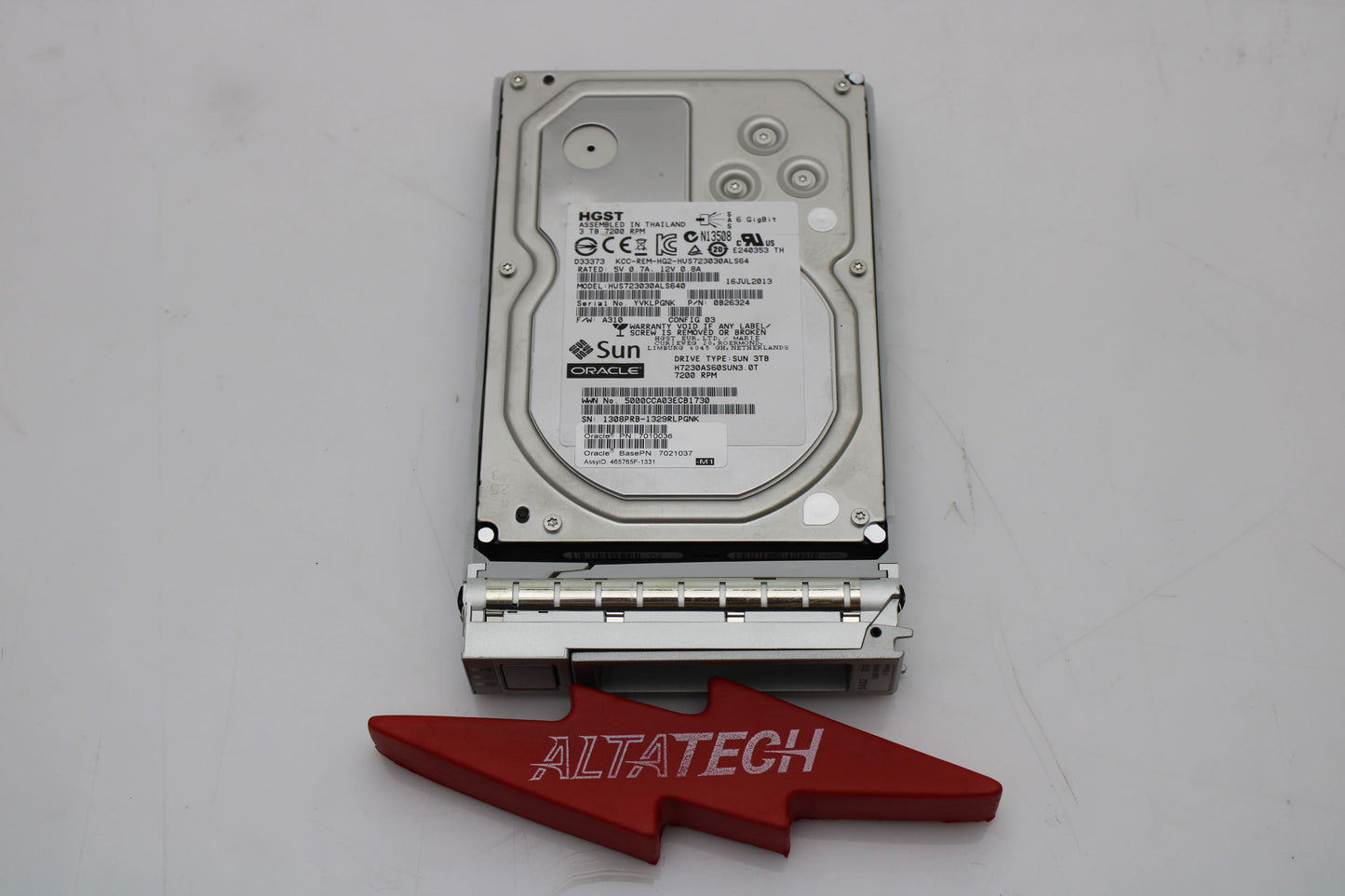 Sun Microsystems 7021037 HITACHI 3TB-7200 3.5" RPM-SAS, Used