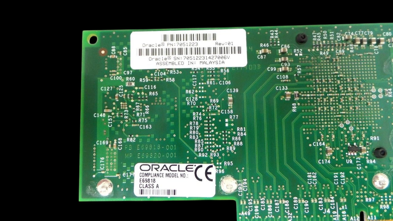 Sun Microsystems 7051223 Dual Port 10GbE Ethernet Adapter, Used