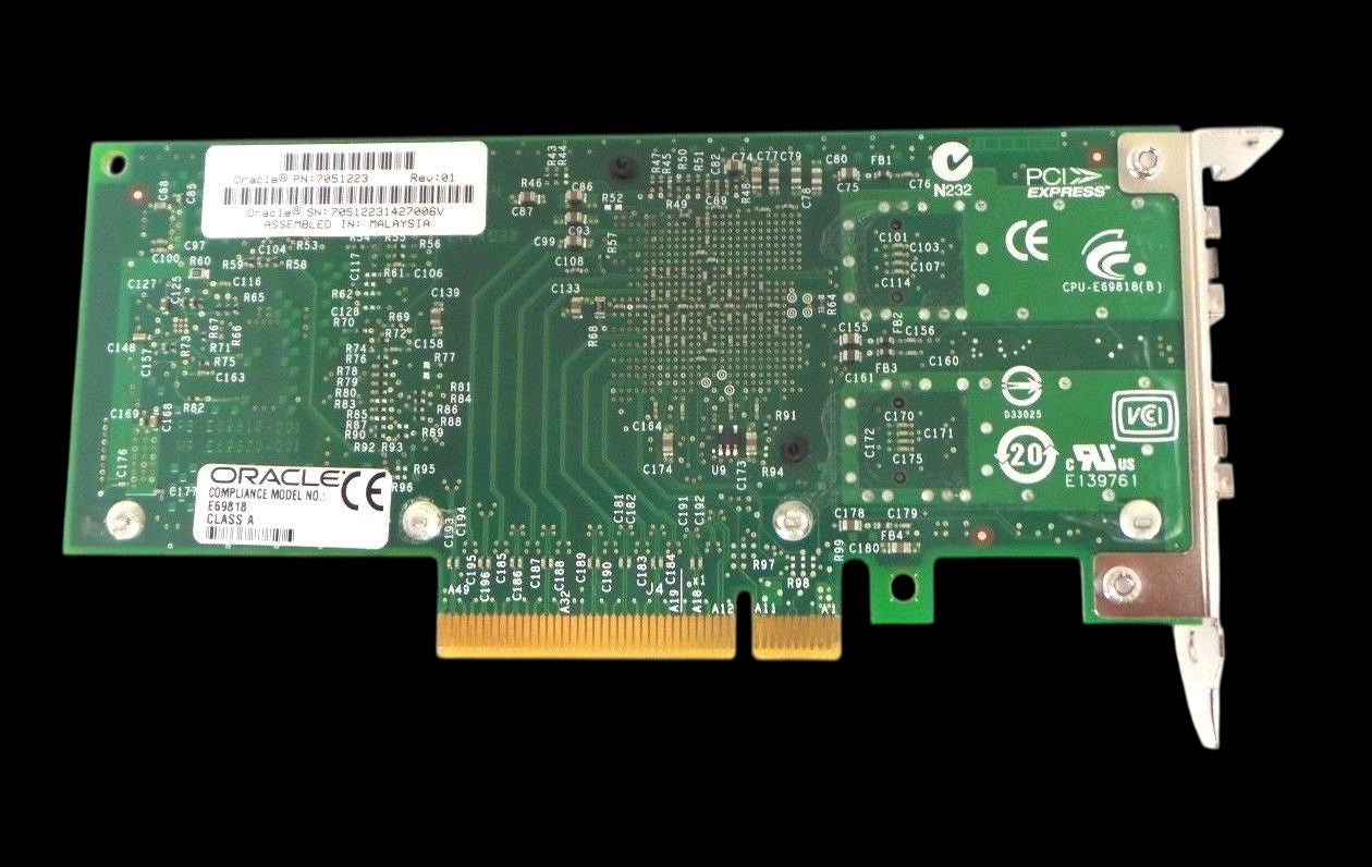 Sun Microsystems 7051223 Dual Port 10GbE Ethernet Adapter, Used
