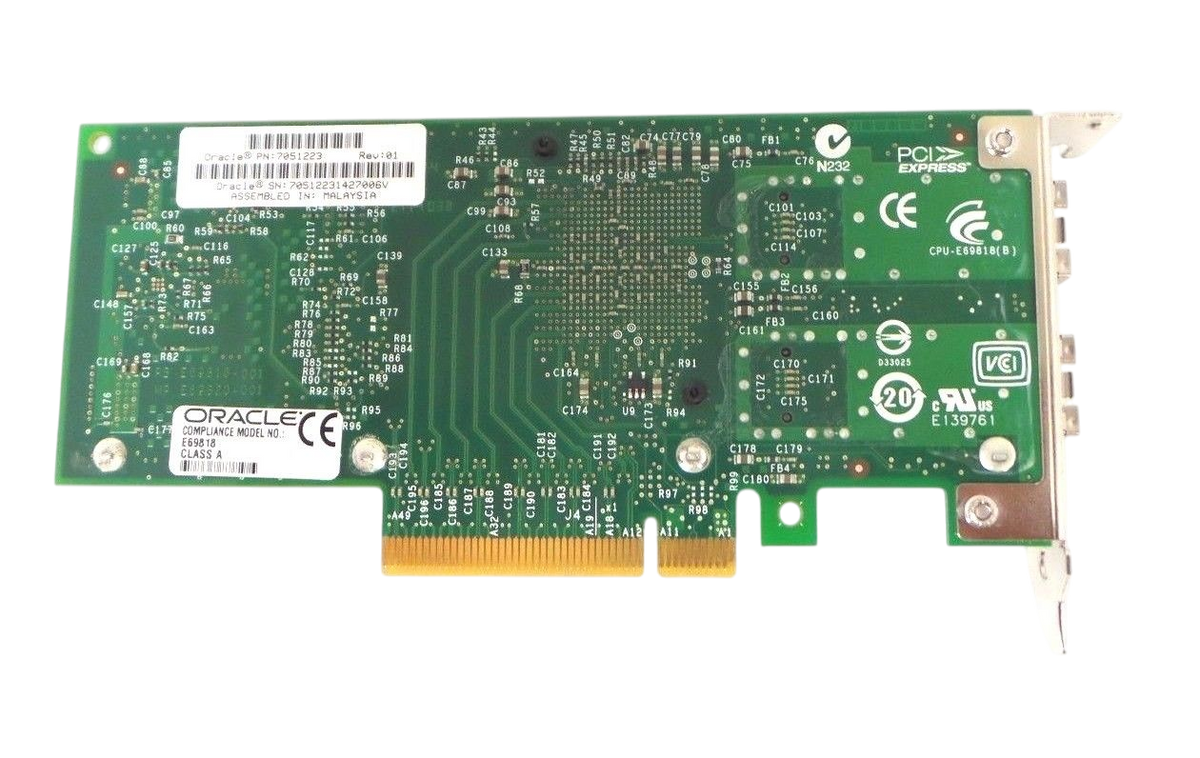 Sun Microsystems 7051223 Dual Port 10GbE Ethernet Adapter, Used