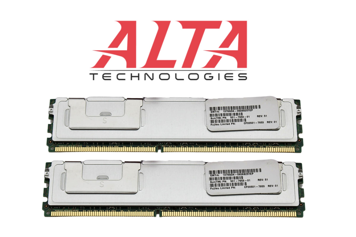 Sun Microsystems SESX2B2Z 4GB MEM, 2X2GB, 511-1161, Used