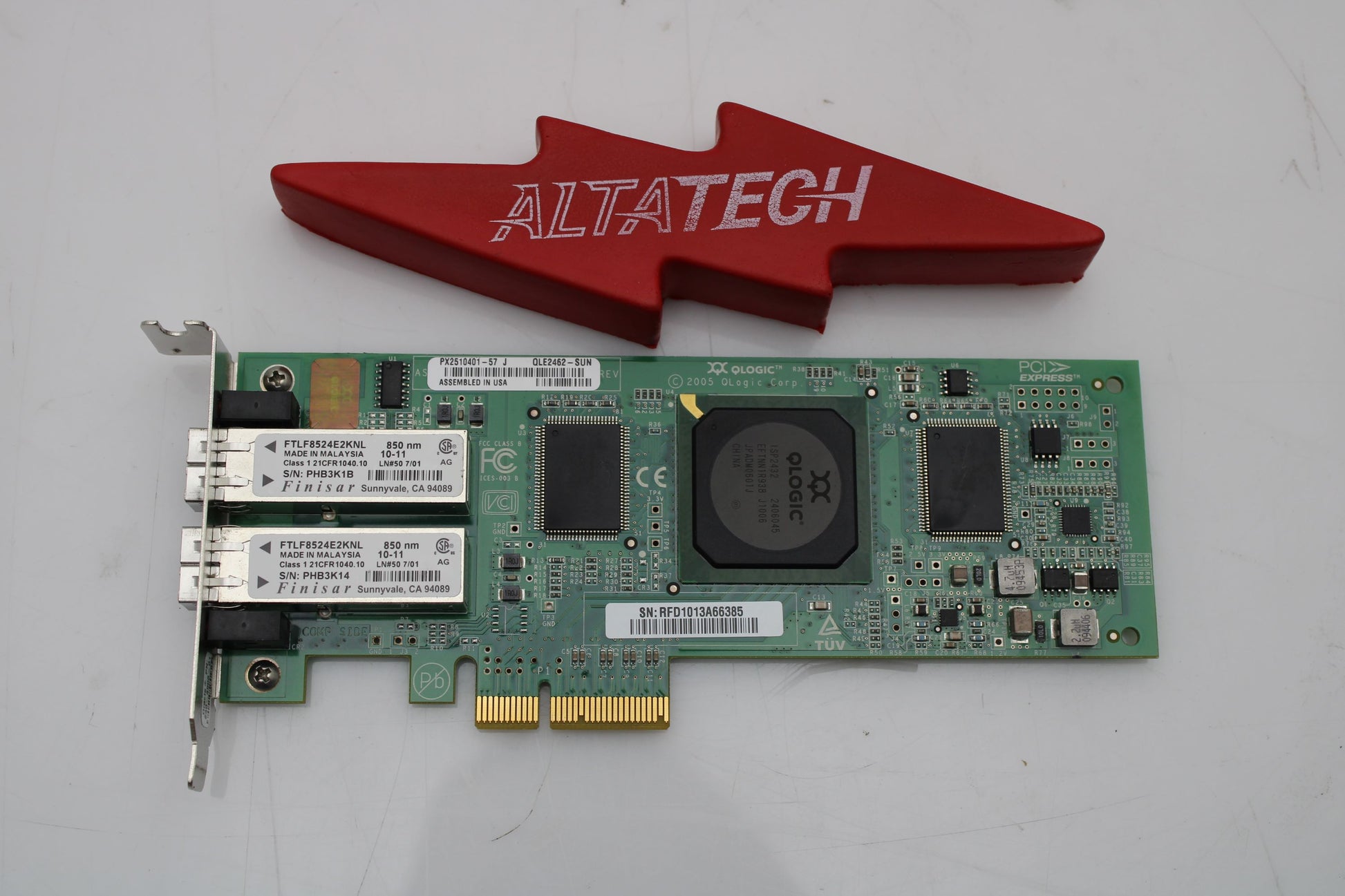 Sun Microsystems SG-XPCIE2FC-QF4 4GB/S PCI-E DUAL FC-AL, Used