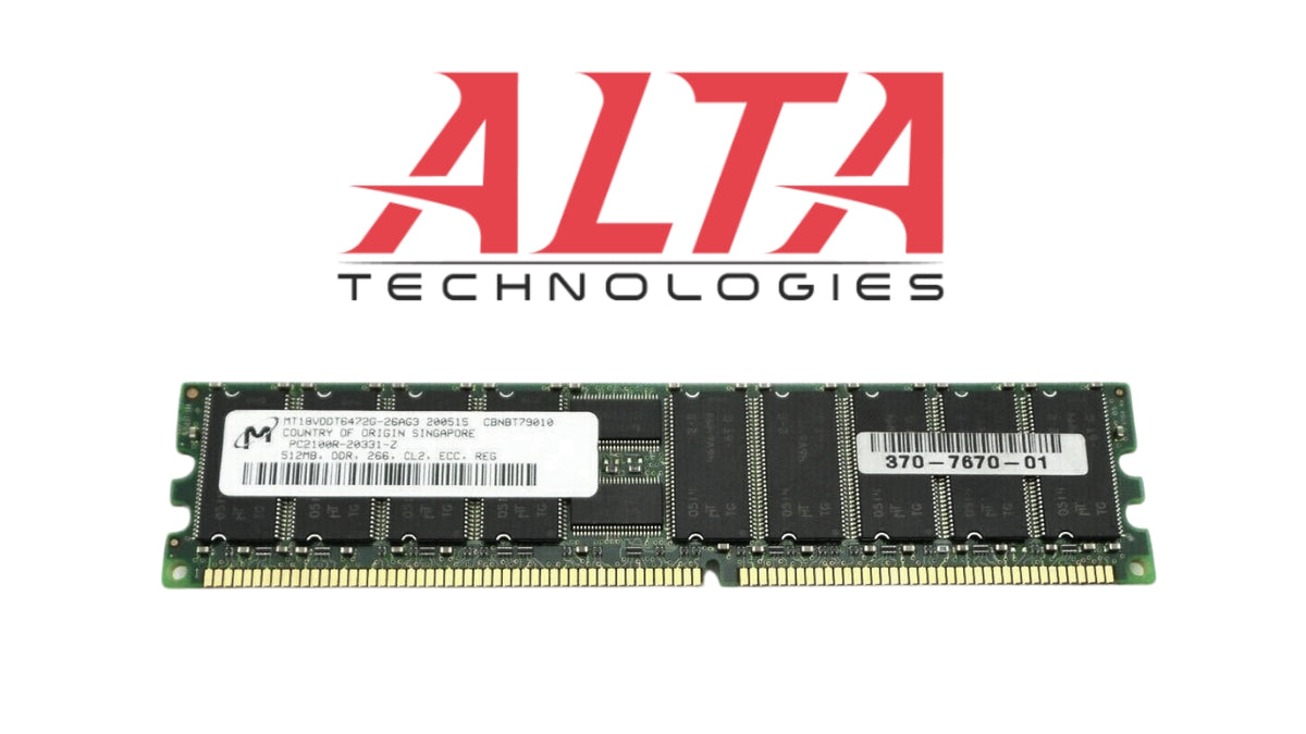 Sun Microsystems X8703A 1GB KIT 2X512MB PC2700, Used