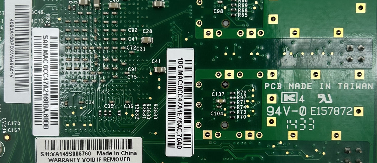 SuperMicro AOC-STGN-I2SF Supermicro -AOC-STGN-I2SF- PCIe 2.0 x8 10GbE SFP+ NC-SI, Used