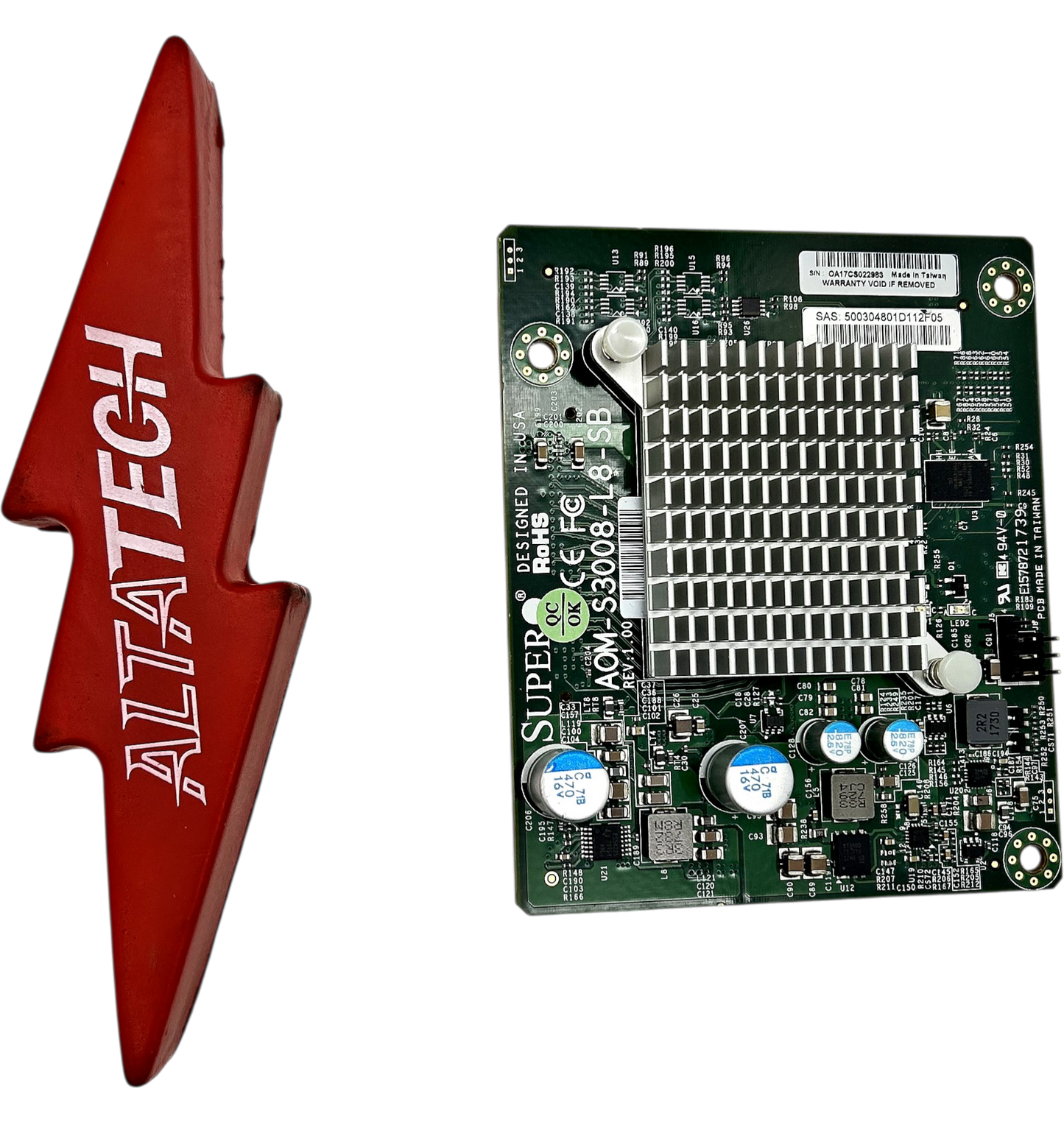 SuperMicro AOM-S3008-L8-SB Mezzanine Card 12GB SAS PCIE, Used