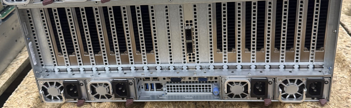 SuperMicro AS-4125GS-TNRT 2X EPYC 64C/ 1TB DDR5 / 8X Nvidia A100 80GB NVL PCIe, Used
