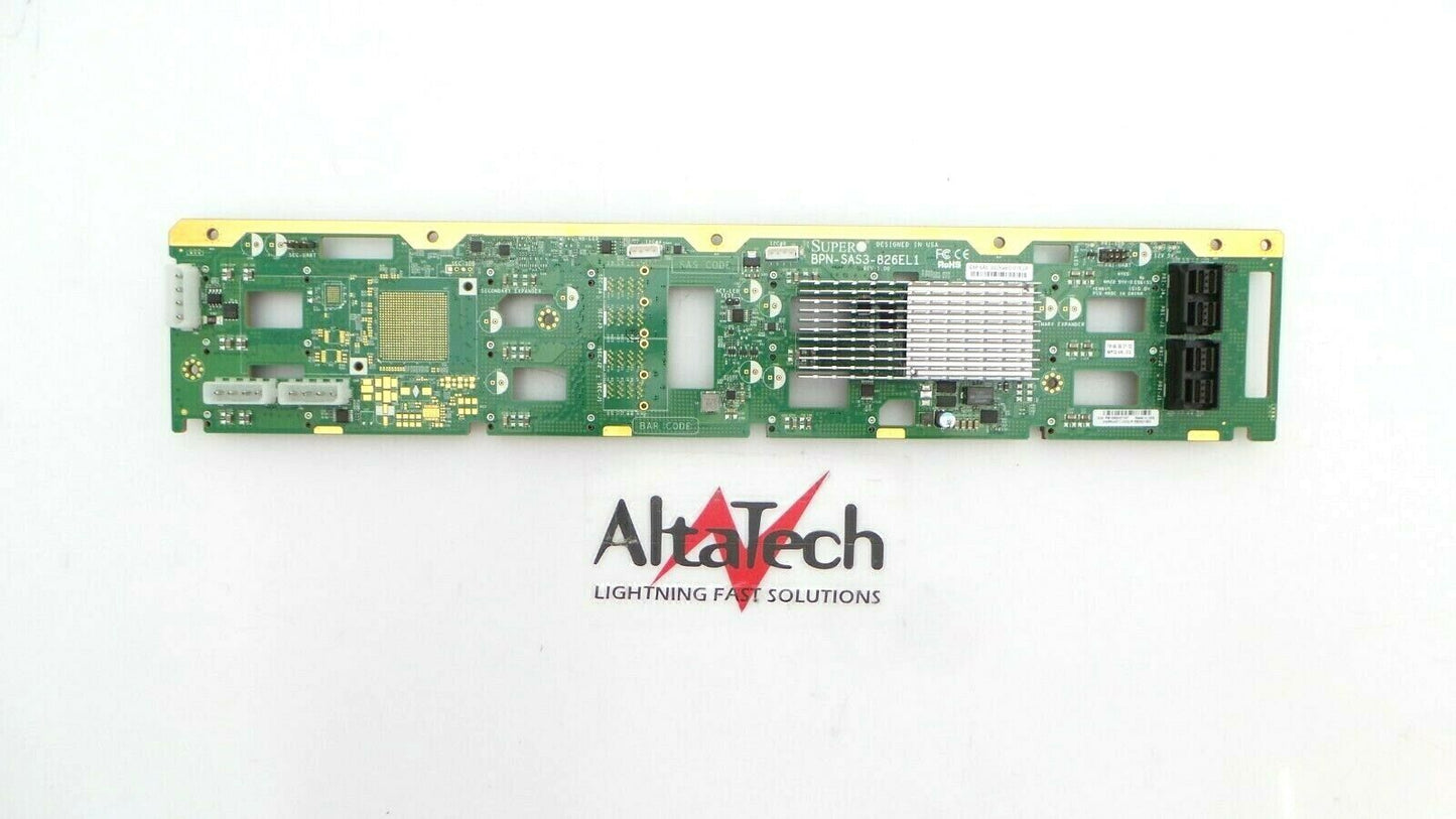 SuperMicro BPN-SAS3-826EL1 2-Port SAS3 12 Gbps 2U Backplane, Used