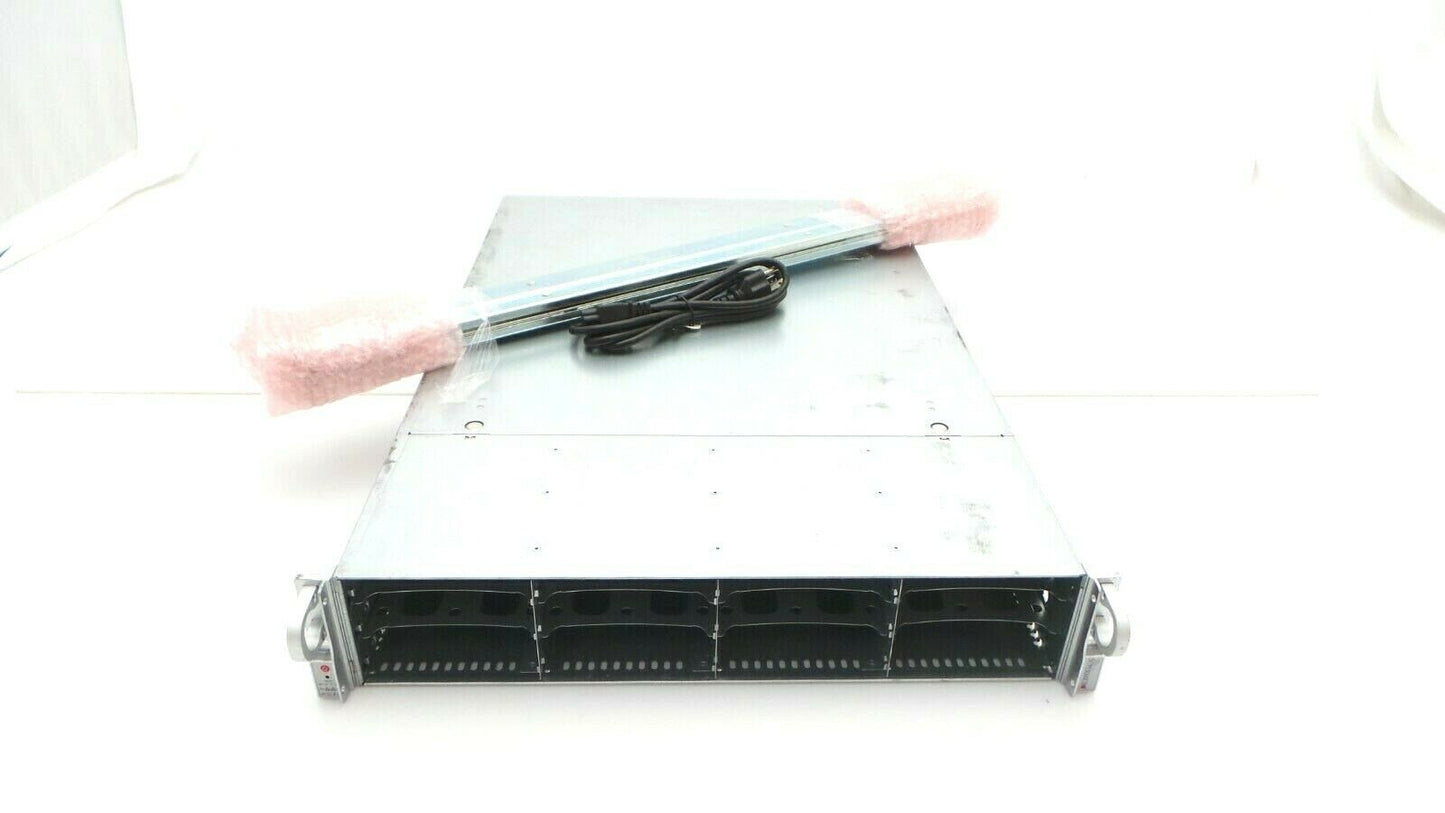 SuperMicro CSE-826_SR208 CSE-826 Server w/ Rail Kit - X10DRi-LN4+ Motherboard - 2x SR208 CPU, Used