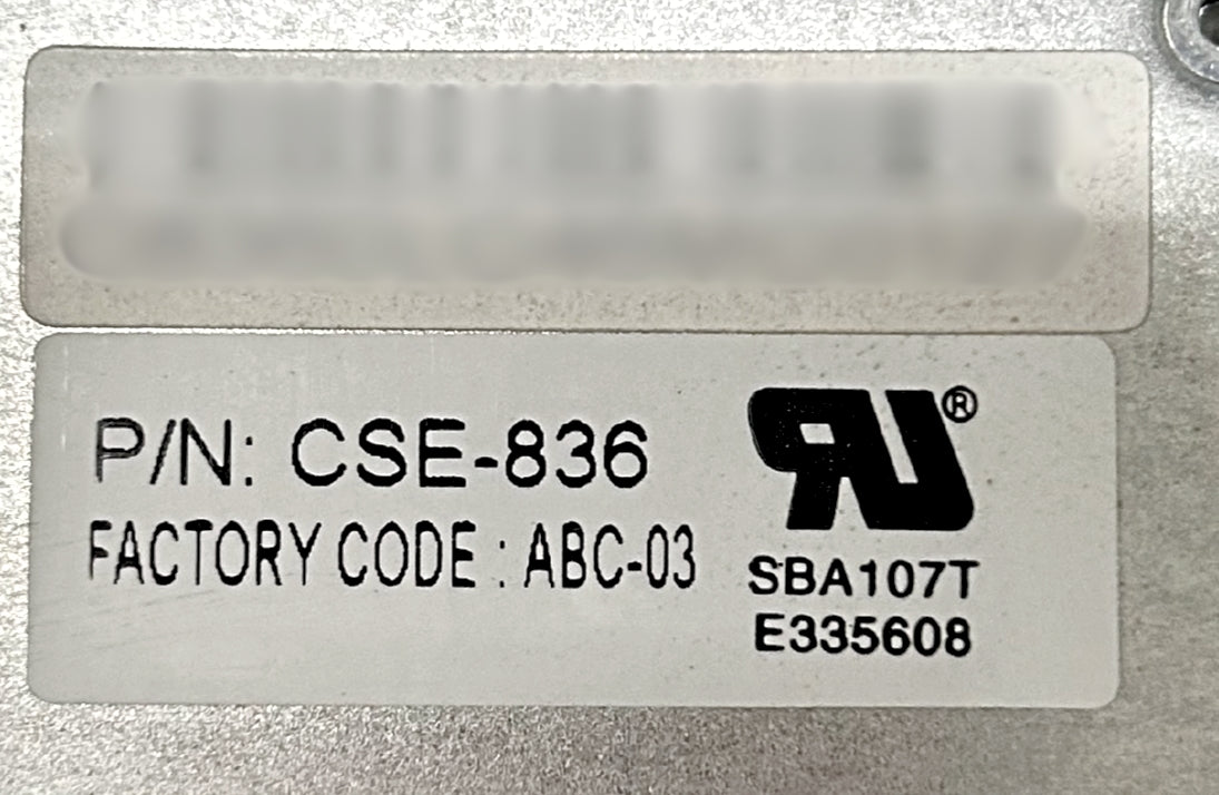 SuperMicro CSE-836BE16-R920B 3U 16X3.5 BAY CHASSIS ONLY, Used