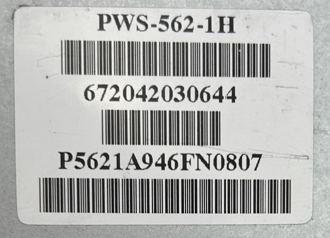 SuperMicro PWS-562-1H 560W SWITCHING POWER SUPPLY, Used