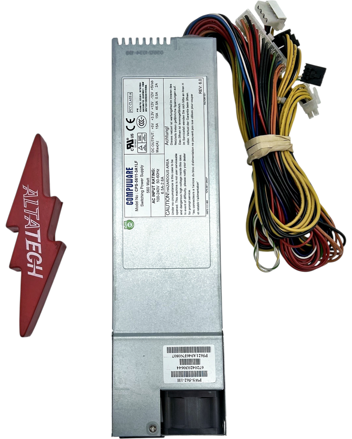 SuperMicro PWS-562-1H 560W SWITCHING POWER SUPPLY, Used