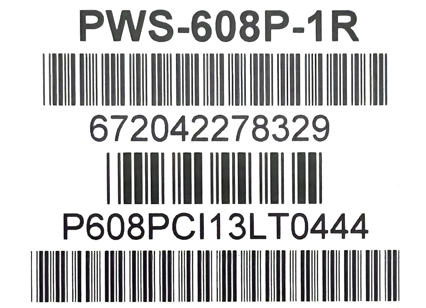 SuperMicro PWS-608P-1R 600W POWER SUPPLY 1U REDUNDANT, Used