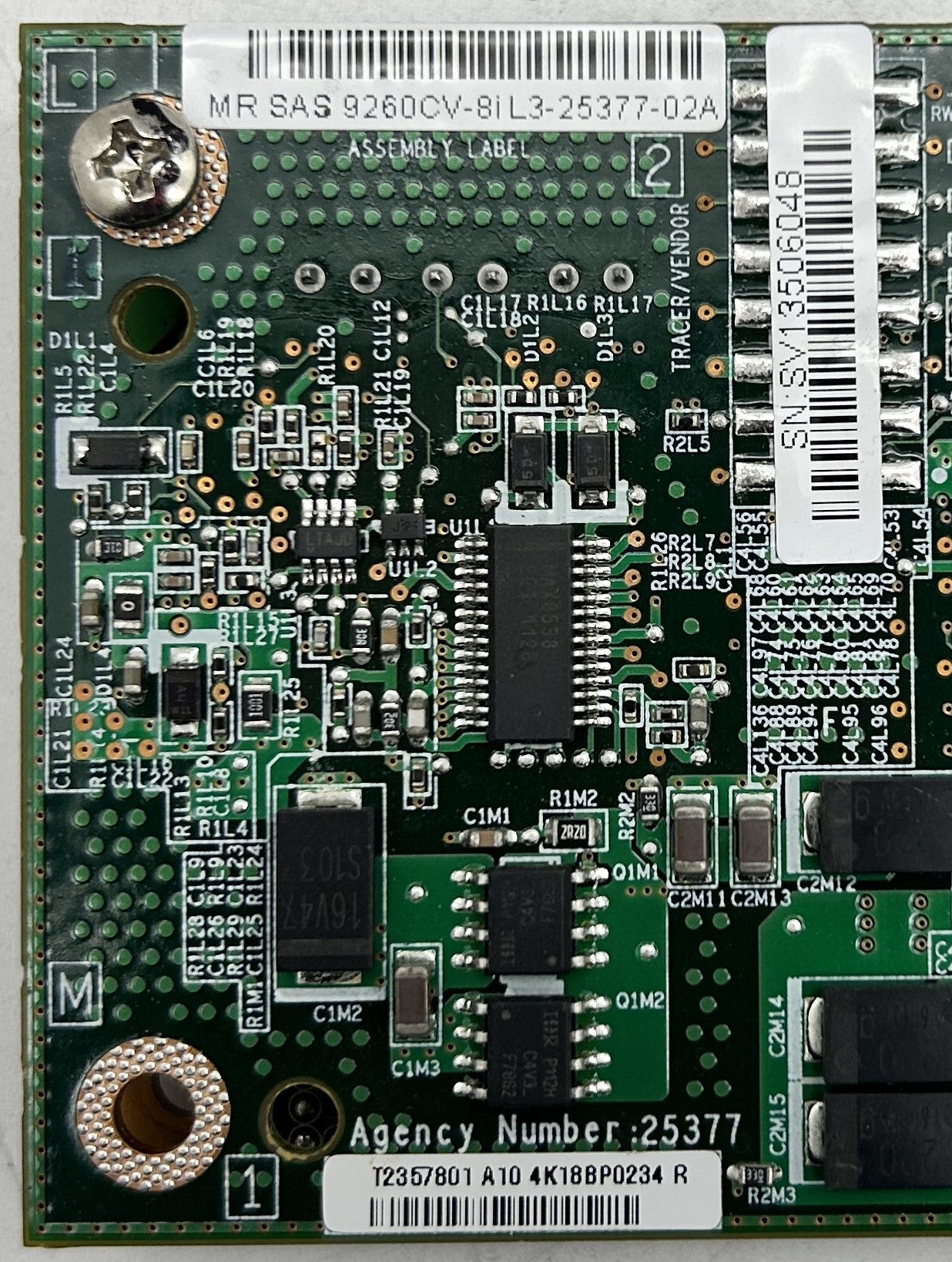 SuperMicro SAS9260CV-8I LSI 9260CV-8I RAID 8-P CONTROLLER, Used