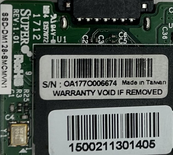 SuperMicro SSD-DM128-SMCMVN1 128GB SATA DOM INTERNAL SSD, Used