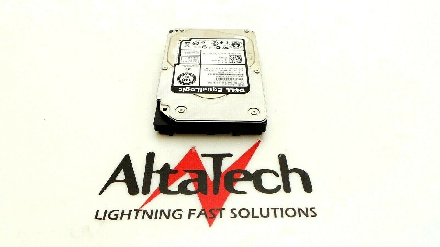 Toshiba CA07069-B21400DG Toshiba CA07069-B21400DG EqualLogic 146GB 15K SAS 2.5" 6G Dell 52YFR Hard Drive, Used