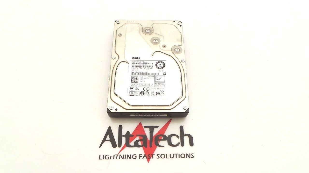 Toshiba HDEPF1DAA51 Toshiba HDEPF1DAA51 6TB 7.2K SAS 3.5" 12G HDD Dell MG04SCA60EE Hard Disc Drive, Used