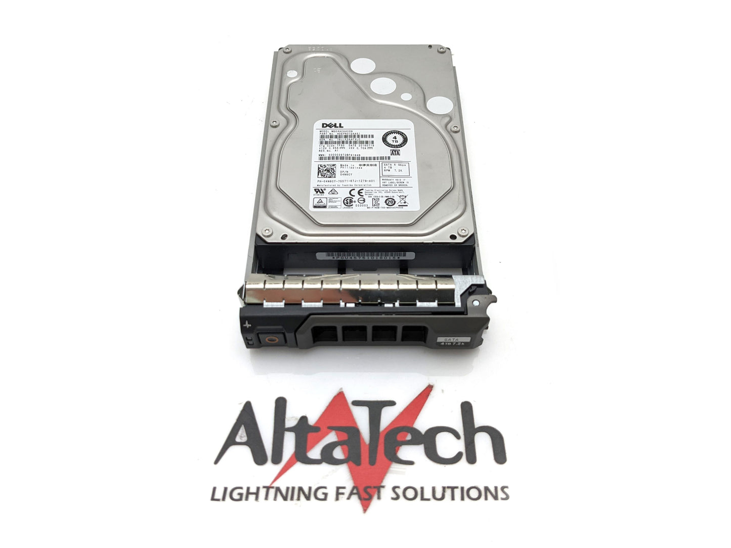 Toshiba HDEPR01DAA51 4TB 7.2K SATA 3.5 6G EP, Used