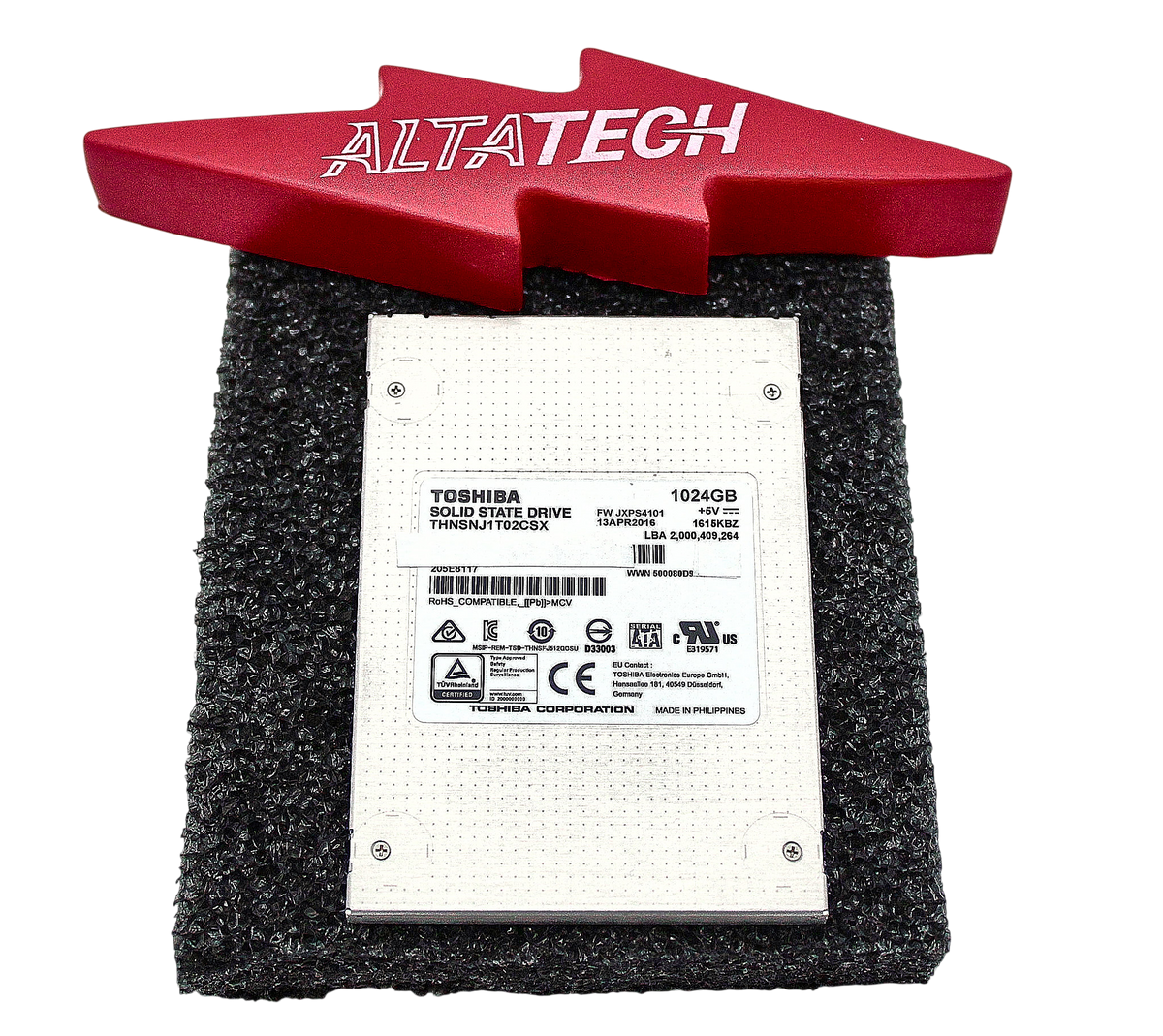 Toshiba THNSNJ1T02CSX SSD 1024GB SATA 6G 2.5", Used