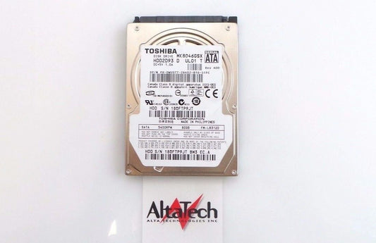 Toshiba WU077 80GB 5.4K SATA 2.5" Hard Drive, Used