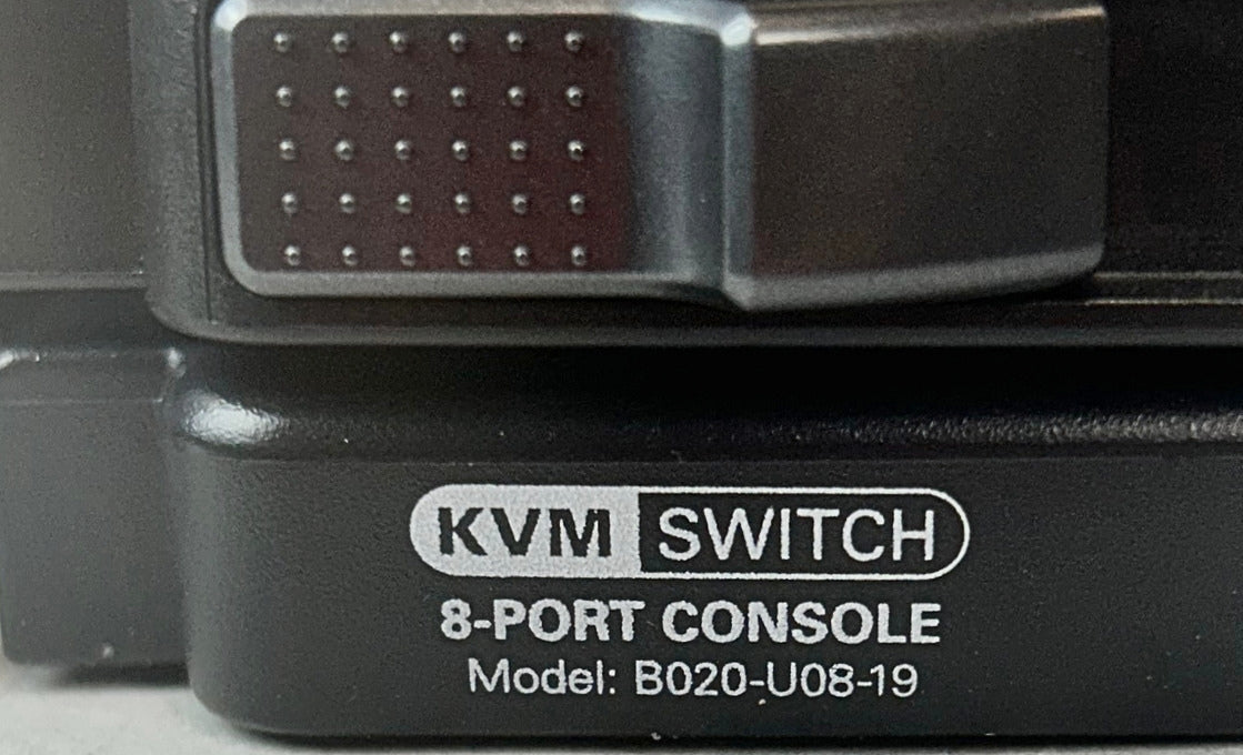 Tripp Lite B020-U08-19 8-Port KVM With Keyboard & 19 Inch LCD, Used