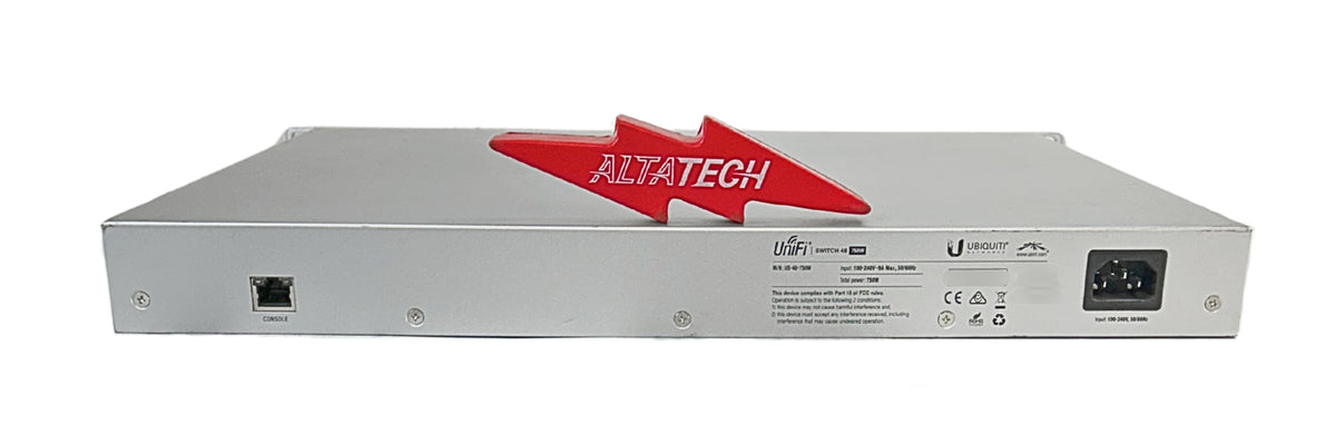 UBIQUITI US-48-750W Ubiquiti UniFiSwitch, 48 Port Managed PoE+ Gigabit Switch, Used